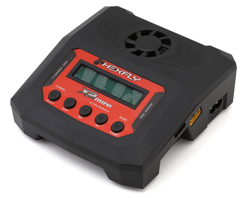 Redcat 14615 Hexfly X2 Mini Dual AC/DC Intelligent Battery Charger (1-4S/10A/100Wx2)