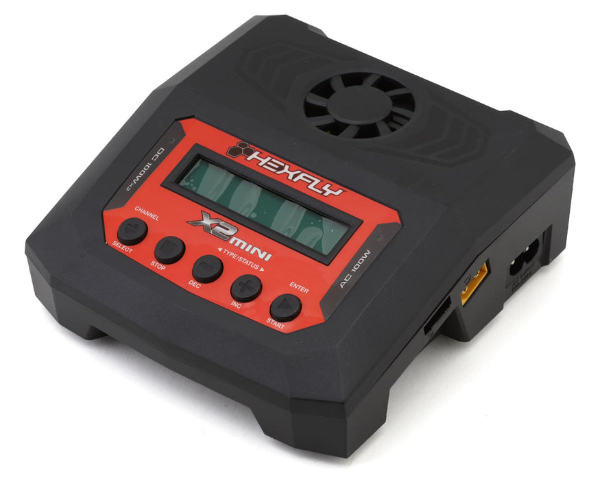Redcat 14615 Hexfly X2 Mini Dual AC/DC Intelligent Battery Charger (1-4S/10A/100Wx2)