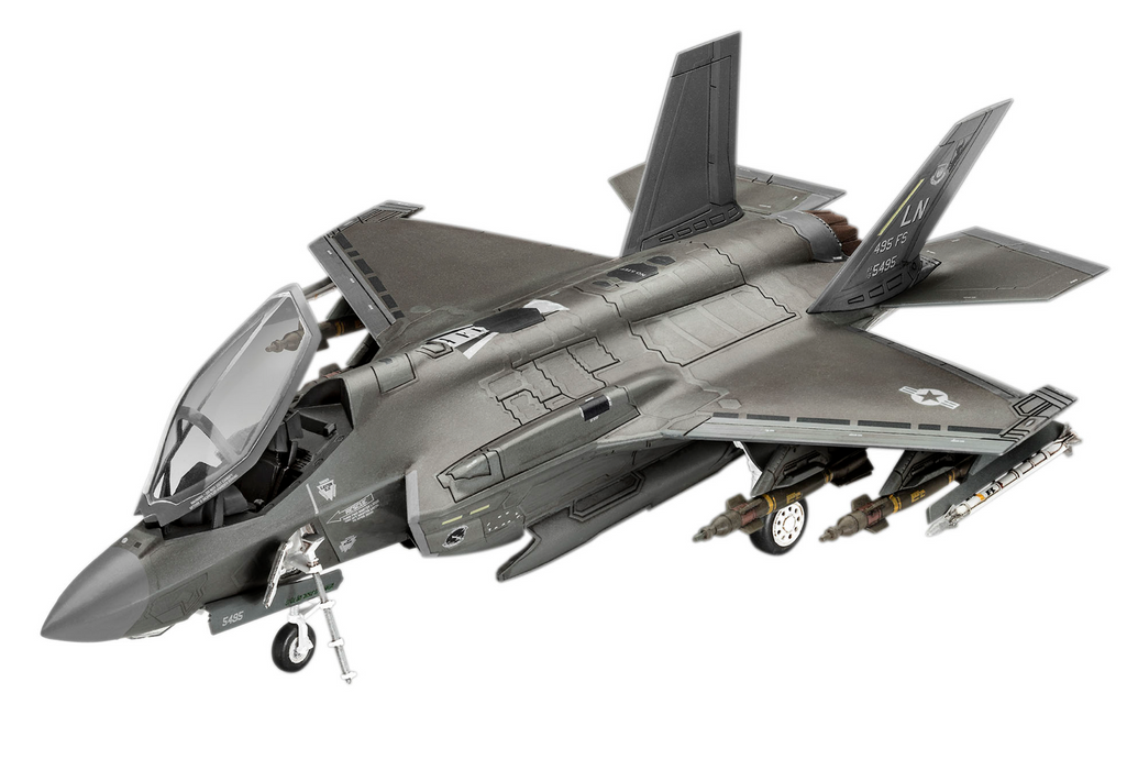 Revell 03799 1/72 F-35 A Lighting II Skill Level 4 Model Aircraft Kit