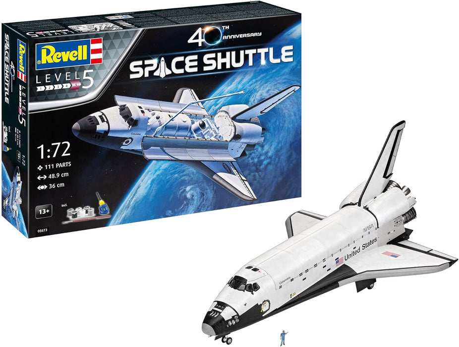 Revell 05673 1/72 40th Anniversary Space Shuttle Skill Level 5 Model Kit