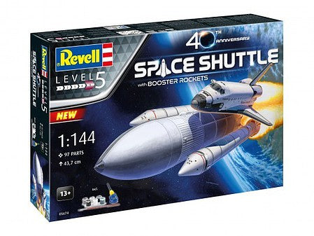 Revell 05674 1/144 40th Anniversary Space Shuttle Skill Level 5 Model Kit