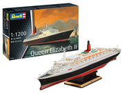 Revell 05806 1/1200 Queen Elizabeth II Ocean Liner Skill Level 4 Model Ship Kit