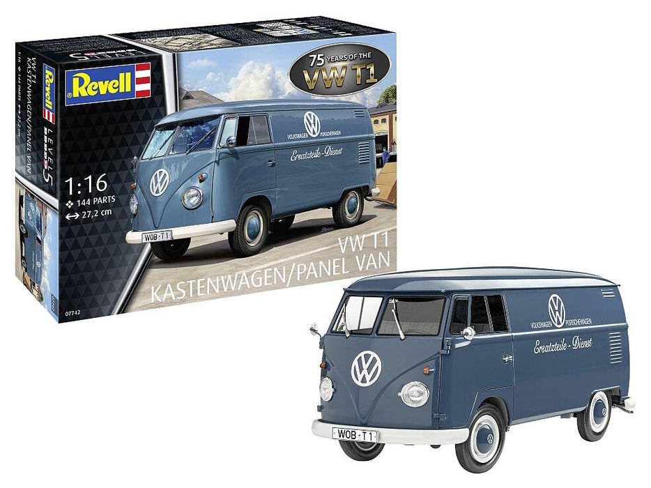 Revell 07742 1/16 VW T1 Panel Van 75th Anniversary Skill Level 5 Model Kit