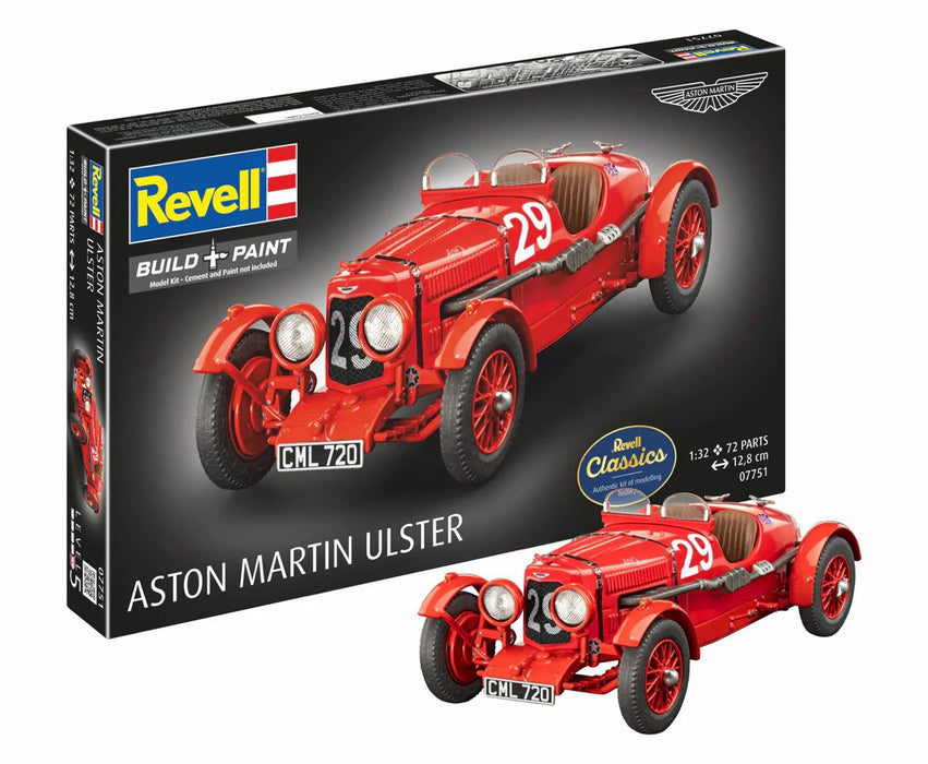Revell 07751 1/32 Aston Martin Ulster 72 Piece Classic Model Kit