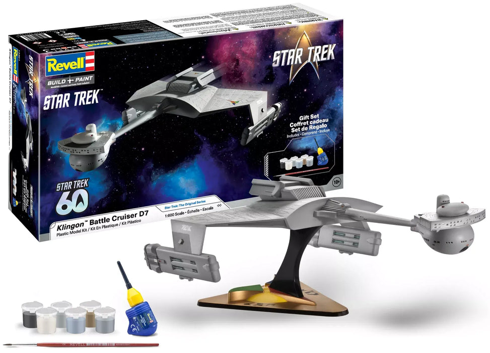Revell 13601 1/600 Klingon Battle Cruiser D7 Skill 3 Model Kit