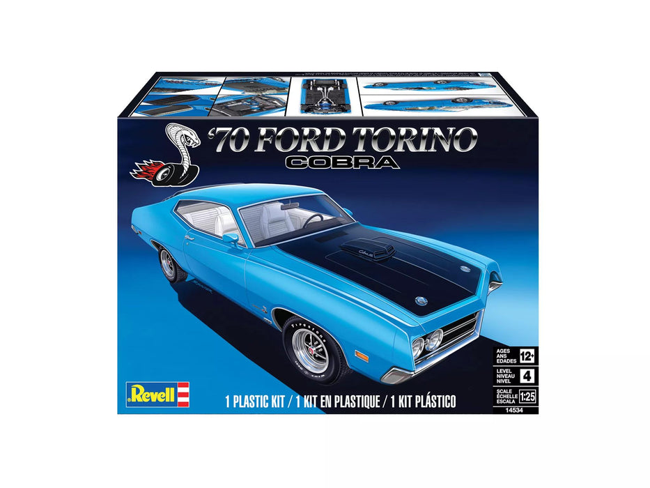 Revell 14534 1/25 1970 Ford Torino GT Skill Level 4 Model Kit