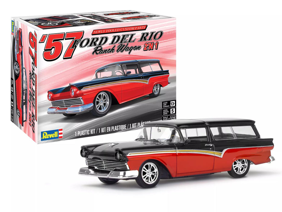 Revell 14548 1/25 '57 Ford Del Rio Ranch Wagon 2'n1 Skill Level 5 Model Kit
