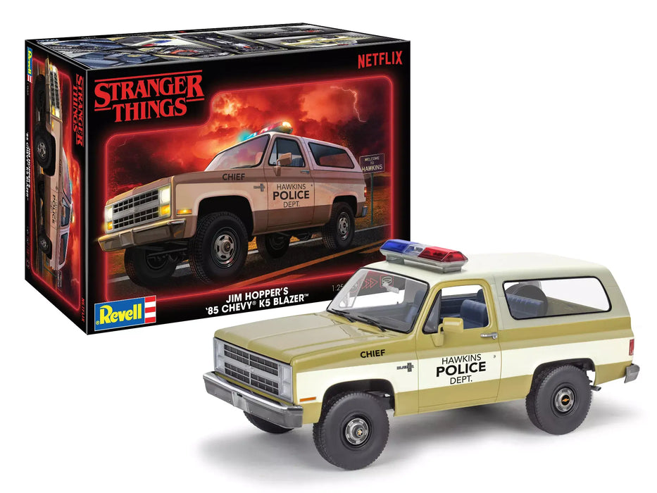Revell 14558 1/25 Stranger Things Jim Hopper’s ’85 K5 Chevy Blazer Skill Level 4 Model Kit