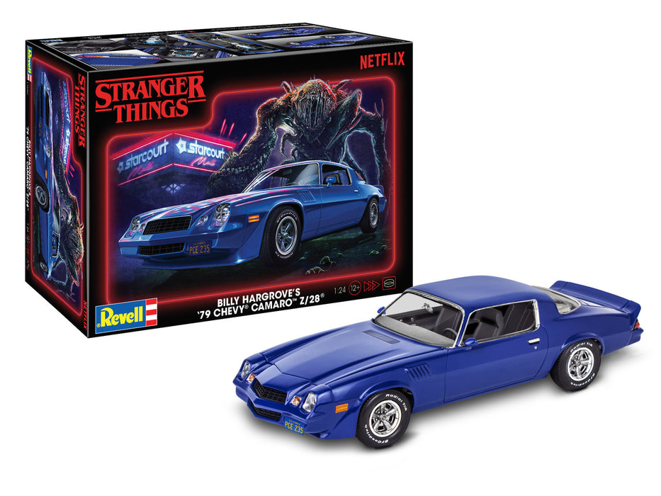 Revell 14560 1/24 Stranger Things Billy Hargrove’s ’79 Z/28 Camaro Skill Level 4 Model Kit