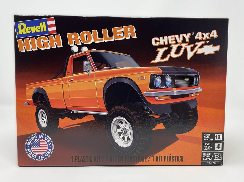 Revell 14576 1/24 Chevy 4×4 Luv High Roller Skill 4 Model Kit