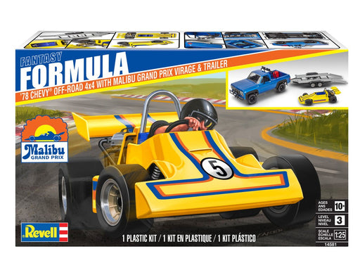 Revell 14581 1/25 ’78 Chevy Off-Road 4x4 With Malibu Grand Prix Virage Skill Level 3 Model Kit