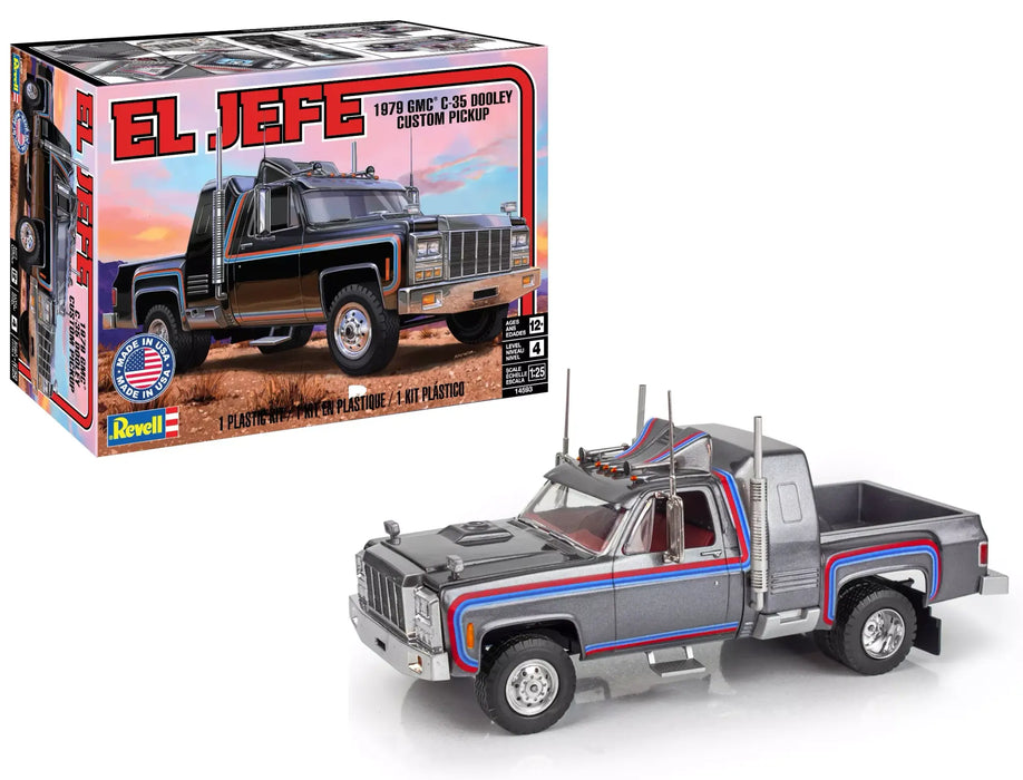 Revell 14593 1/25 El Jefe 1979 GMC C-35 Dooley Pickup Skill 4 Model Kit