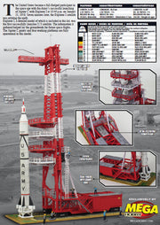 Revell 3706 1/110 Jupiter-C Rocket with Gantry Tower & Crew Limited Run Model Kit
