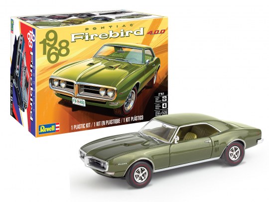 Revell 4545 1/25 1968 Pontiac Firebird 2'n1 Skill Level 4 Model Kit