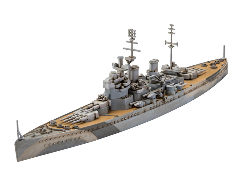 Revell 5668 1/1200 German Bismarck & HMS King George V Diorama Set