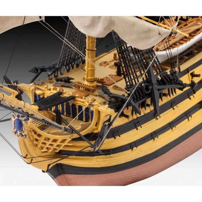 Revell 65408 1/225 HMS Victory Sailing Ship Kit with Glue and Paint