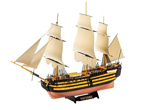 Revell 65819 1/450 HMS Victory Sailing Ship Kit with Glue and Paint