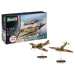 Revell 73771 1/144 Spitfire Mk.ia & Hurricane Mk.i Skill Level 3 Model Aircraft Starter Kit