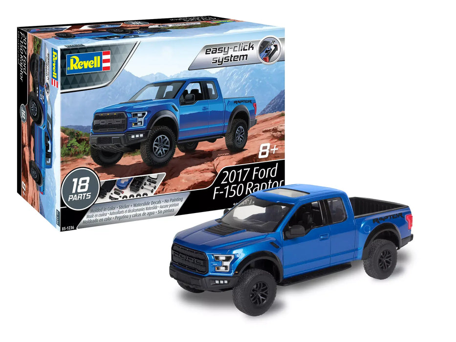 Revell 85-1236 1/25 2017 Ford F-150 Raptor (Snap Model Kit)