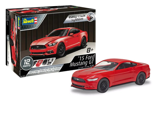 Revell 85-1238 1/25 2015 Ford Mustang GT (Snap Model Kit)