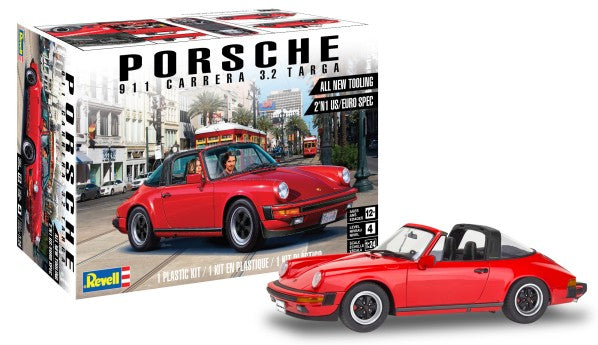 Revell 85-4527 1/24 Porsche 911 G Model Targa Level 4 Plastic Model Kit