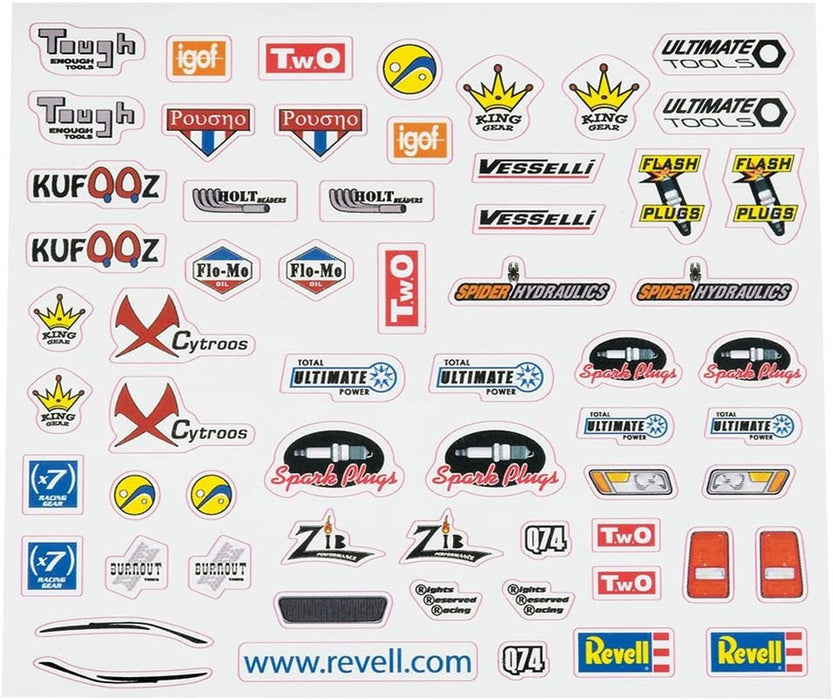 Revell 8678 BSA Pinewood Derby Decal Set F