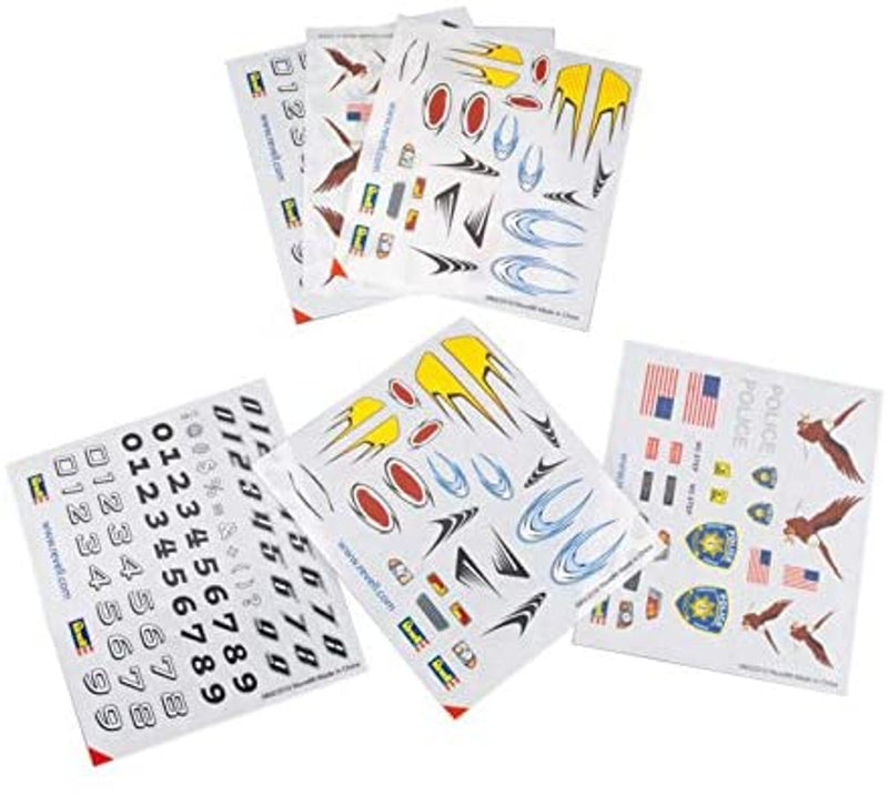 Revell 8679 BSA Pinewood Derby Dry Transfer H-J Assortment #3