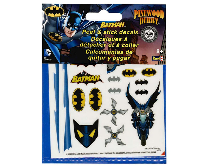 Revell 9405 BSA Pinewood Derby Peel & Stick Decal Batman