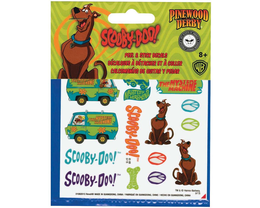 Revell 9407 BSA Pinewood Derby Peel & Stick Decal Scooby-Doo