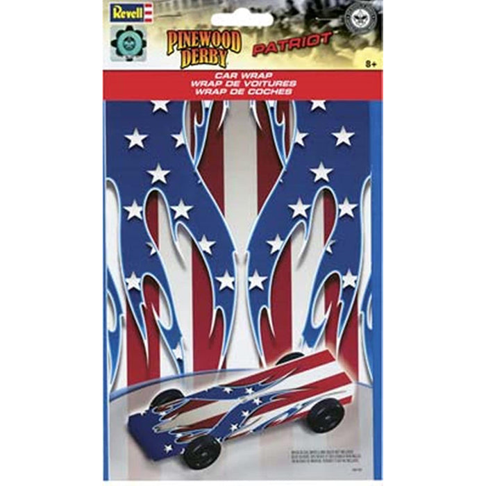 Revell 9423 BSA Pinewood Derby Patriot Car Wrap Decal