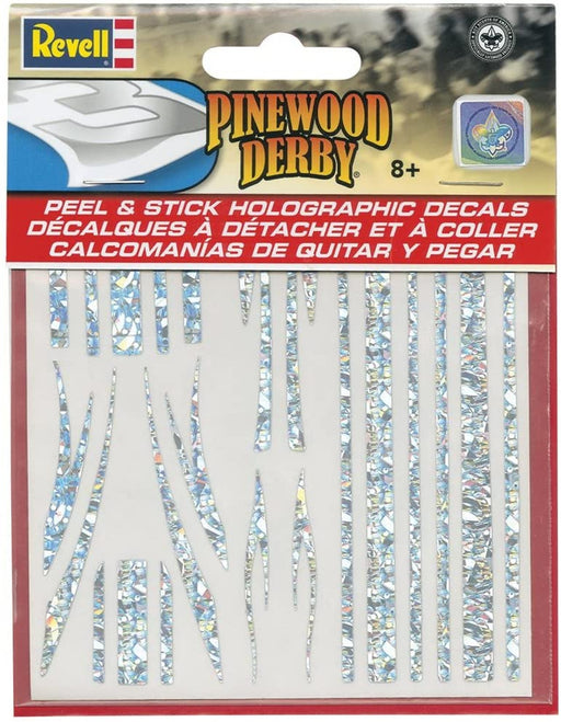 Revell 9448 BSA Pinewood Derby Peel & Stick Hologram Decal Stripes
