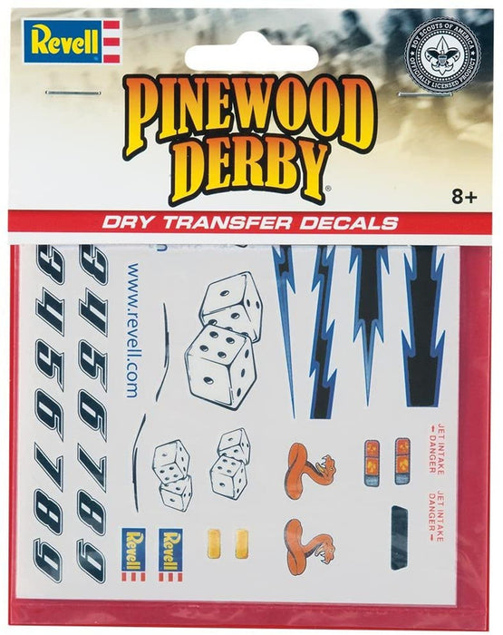 Revell 9623 BSA Pinewood Derby Decal Set D