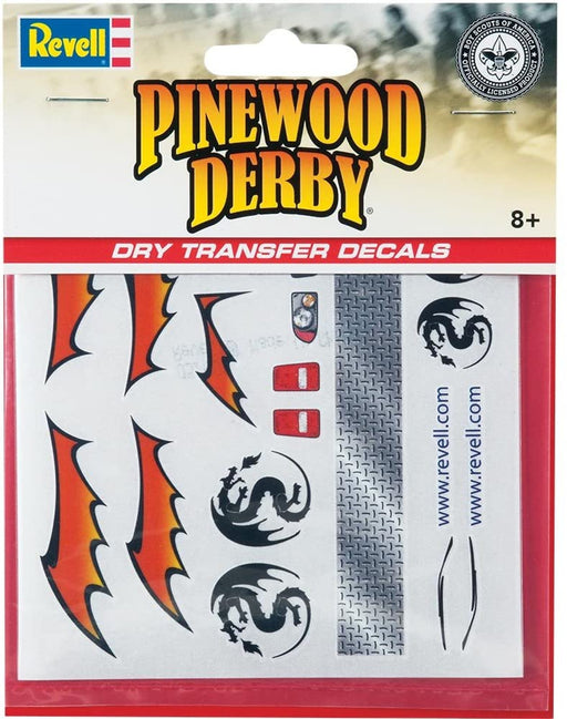 Revell 9625 BSA Pinewood Derby Dry Transfer Decal Set F