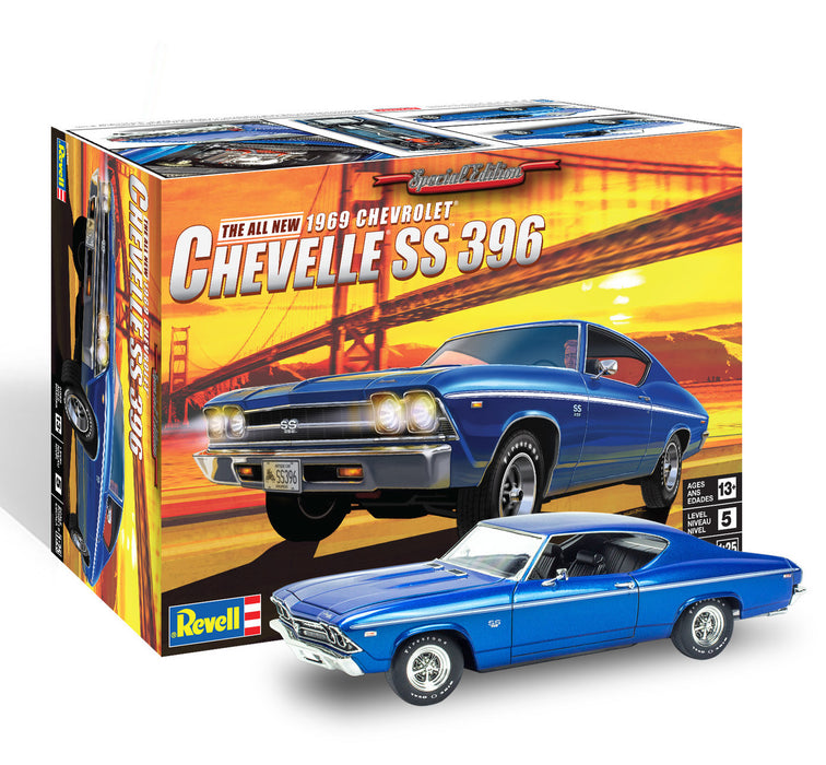 Revell-MONOGRAM 4492 1/25 1969 Chevy Chevelle SS 396 Plastic Model Kit