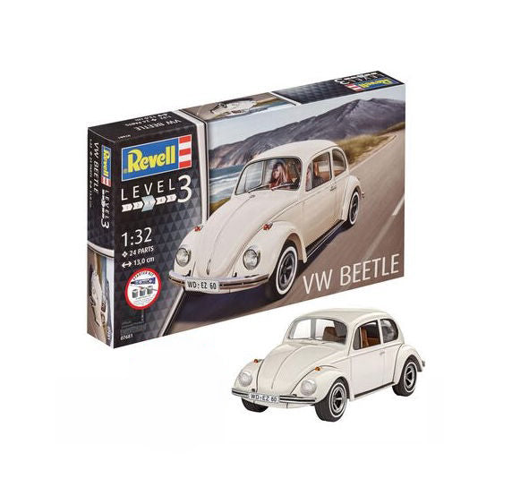 Revell 77681 1/32 VW Beetle Level 3 Model Starter Kit