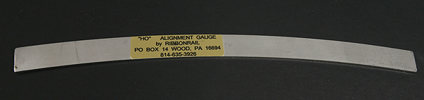 Ribbon Rail 1026 HO Scale 10" Track Alignment Gauge 26" Radius