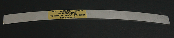 Ribbon Rail 1028 HO Scale 10" Track Alignment Gauge 28" Radius