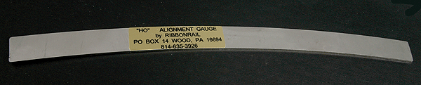 Ribbon Rail 1032 HO Scale 10" Track Alignment Gauge 32" Radius
