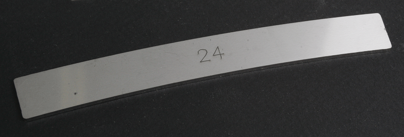 Ribbon Rail 24 HO Scale 5" Track Alignment Gauge 24" Radius Curve