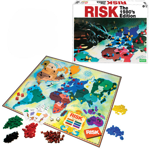 Risk 1980's Edition Board Game
