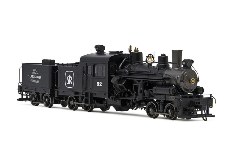 Rivarossi HO Scale HR2948S HO Scale 3 Truck Heisler St. Regis Paper 92  DCC LokSound