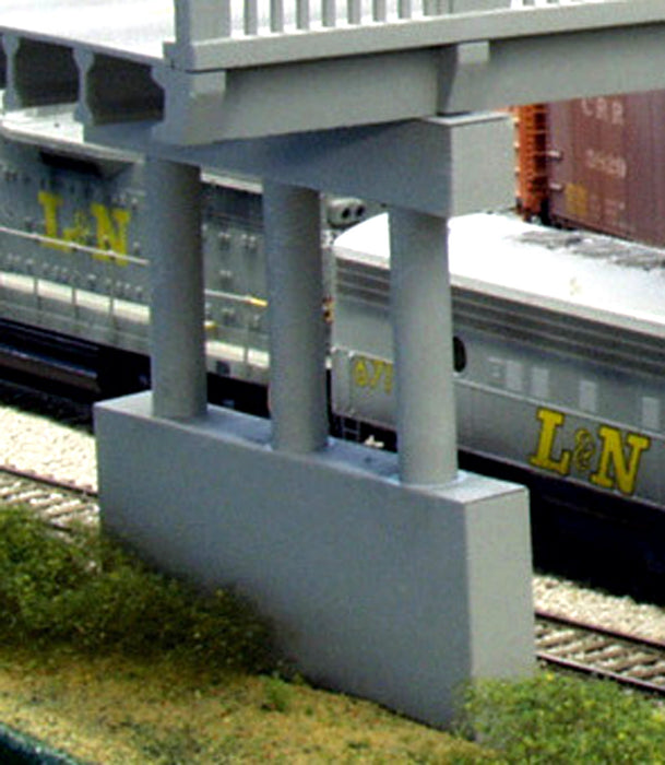 Rix Products 628-0150 N Scale Modern Highway Overpass Pier