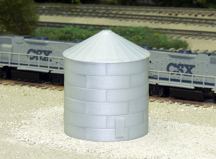 Rix Products 628-0703 N Scale 30' Corrugated Grain Bin Kit