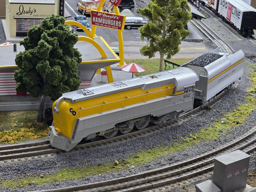 MTH Railking 30-1692-1 O Gauge 4-6-4 Streamlined Hudson Steam Loco C&O 492 with PS3 (Like New USED)