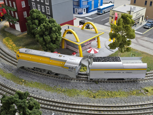 MTH Railking 30-1692-1 O Gauge 4-6-4 Streamlined Hudson Steam Loco C&O 492 with PS3 (Like New USED)
