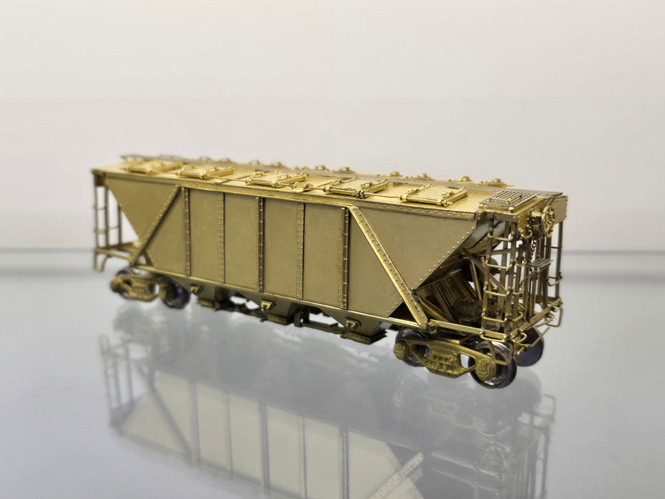 Precision Scale Co. 15860 HO Scale PRR H30 Covered Hopper Car - Un-Painted Brass