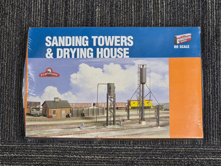 Walthers Cornerstone 933-3182 HO Scale Diesel Sanding Tower & Drying House Kit - NOS