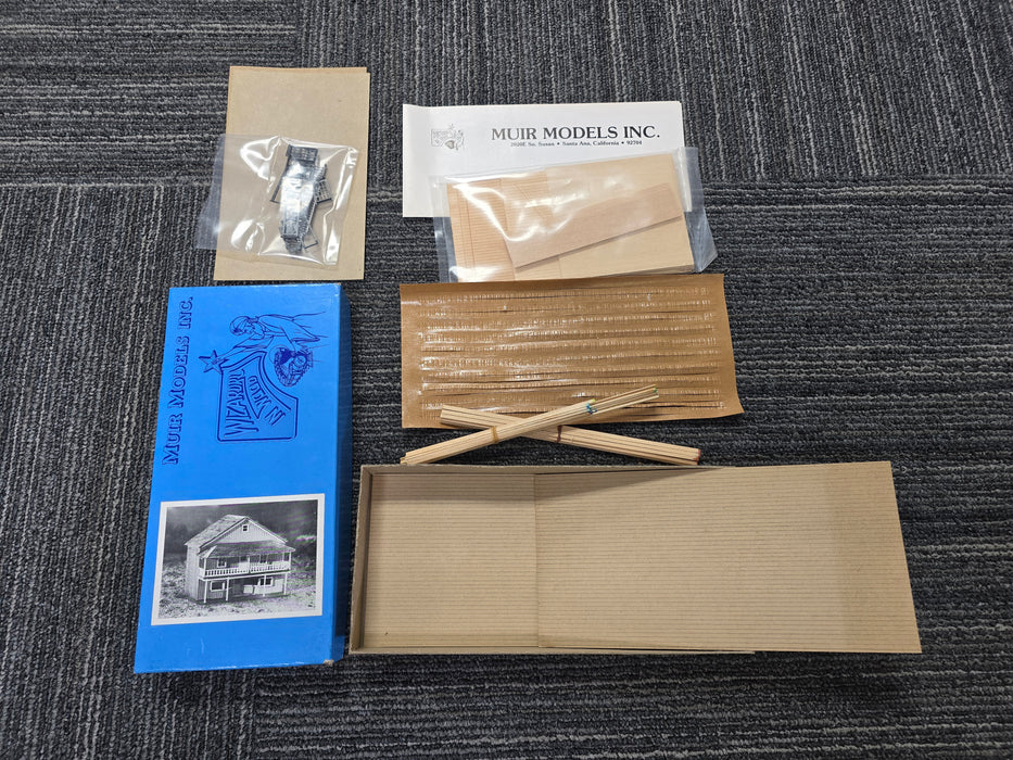 Muir Models 056 HO Scale Nevada City Pharmacy Building Kit - NOS