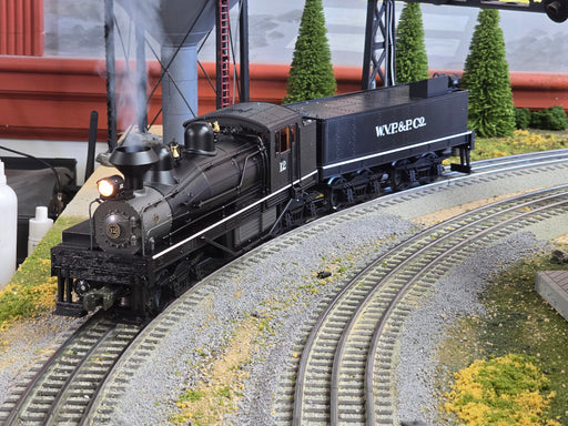 MTH Premier 20-3023-1 O Scale 4 Truck Shay West Virginia Pulp & Paper Co. #12 with PS1 - USED