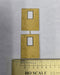 Bethlehem Car Works KitBits 408 HO Scale Brass Reading Baggage/Combine Doors (Set of 2)
